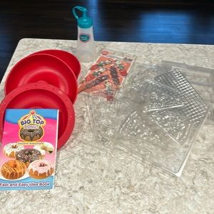 Chocolate molds, Pretzel molds, Donut Cake Silicone Bakeware